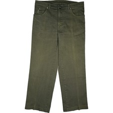 PIONIER W34 L28 Jeans Hose Army Grün Herren Sportive stretch Straight Leg 50 M