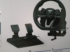 PlayStation Lenkrad für PS4/PS5 mit Gas Pedalen Funktioniert Gebraucht 