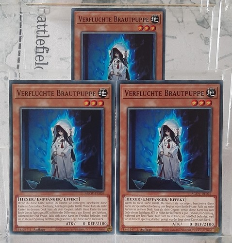 Yugioh playset 3x verfluchte - playset,