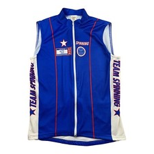 Cycling Jersey Mens XL Sleeveless Bike Team Spinning USA Made In USA BA1