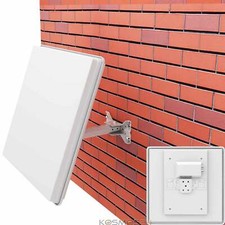 Selfsat H50D2 Twin Flachantenne 2 Teilnehmer Sat Antenne HDTV Flach H 50 D 2 NEU