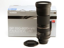 Tamron Zoom Objektiv 5-6.3 / 150-600 mm Di VC USD für Canon EF / Vollformat