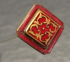 Hutnadel antik lang Art Deco