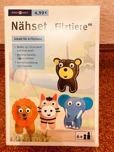 Nähset filztiere neu - nähset,