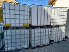 1000 Liter IBC Wassertank Gitterbox Regentonne Wassertonne Brennholz Wasserfass