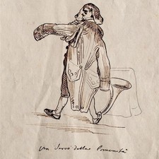 Karikatur Symbolik italienisch