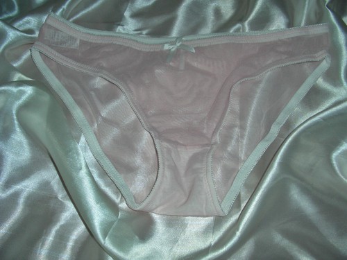 Transparentes nylon höschen - transparentes,