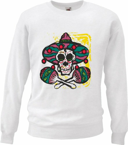 Sweatshirt vintage skull - vintage,