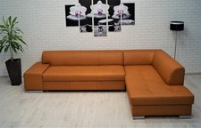 Echtleder Ecksofa London mit