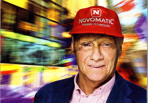 Autogrammkarte niki lauda - autogrammkarte,