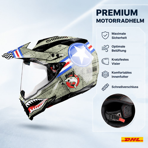 Integralhelm visier downhill - visier,