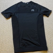 Venum Kompressions Shirt Rashguard Kurzarm – Schwarz Gr. M