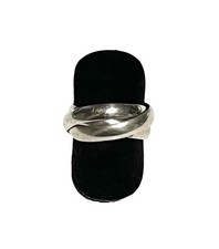 925:/- Sterlingsilber Ring, Dreier Ring, Gr.55,  6 - 9 mm breit.