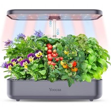 Yoocaa Smart Garden für den Anbau von 12 Pflanzen, Mini-Hydroponik-Gewächshaus
