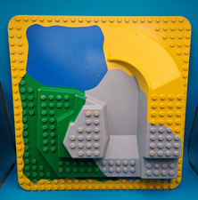 LEGO Duplo 2295 Original Bauplatte Grundplatte 3D Zoo Safari Wasser 38×38cm