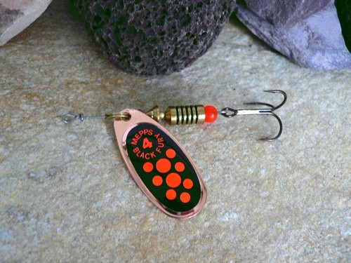 Spinner mepps aglia - spinner, black