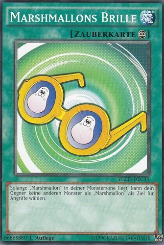 Marshmallons brille - yu-gi-oh,