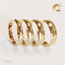 Ehering 9 kt Gelbgold -