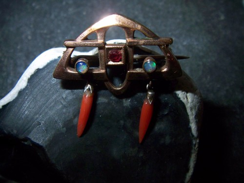 Feine brosche jugendstil - brosche,