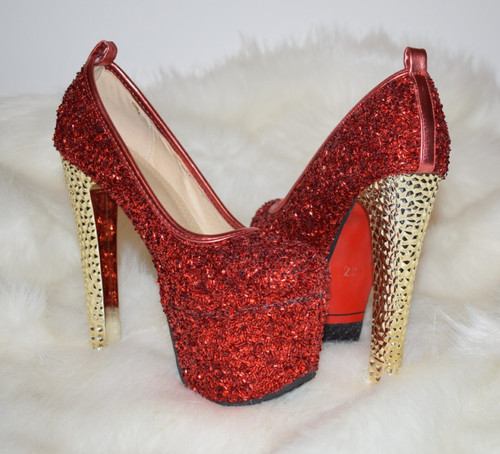 Plateau high heels pumps - plateau,