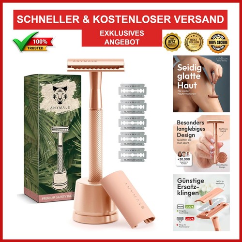 Anymale damenrasierer rosegold - anymale,