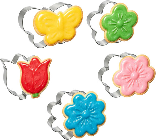 5er set ausstechformen blumen - 5er,