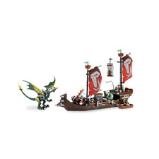 LEGO Castle: Troll-Schiff und grüner Drache (7048)