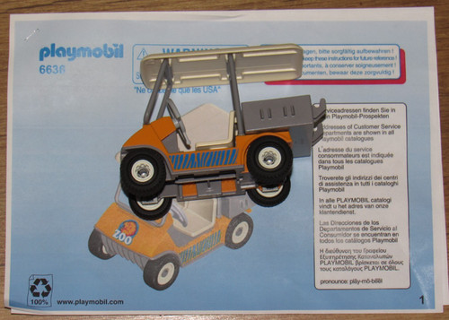 Playmobil zoo fahrzeug 6636 - fahrzeug,
