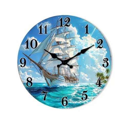 Wanduhr segelschiff cm - wanduhr,