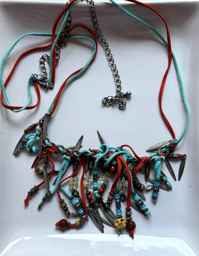Indianer collier halskette - ,
