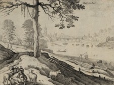 M. MERIAN (1593-1650), Idyll