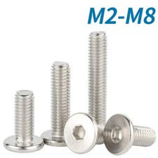 Niedrig Flachkopf Schrauben