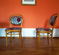 6er Set Thonet 215 P Wiener Werkstätte Stuhl Stühle, Josef Hoffmann