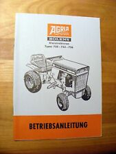 Agria Bolens 730 733 736 Betriebsanleitung Kleintraktor mit Briggs & Stratton