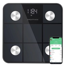 Körperanalysewaage mit App Smart Waage für Körperfett, BMI, Muskelmasse