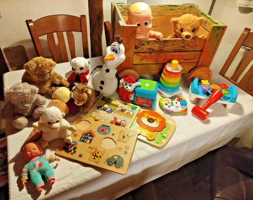 Kinder spielzeugkiste konvolut - kinder-spielzeugkiste,