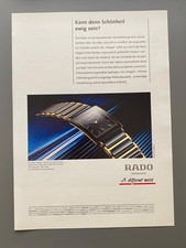 Kann den Schönheit ewig sein? Rado Integral 1994 Vintage Ad Werbung Reklame
