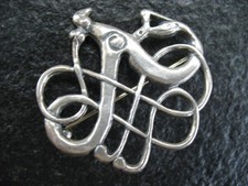 Brosche Silber 925 David Andersen Norwegen Wikinger Saga