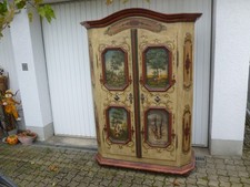 Schrank Bauernschrank  Kleiderschrank - Vier Jahreszeiten Handbemalt Landhaus