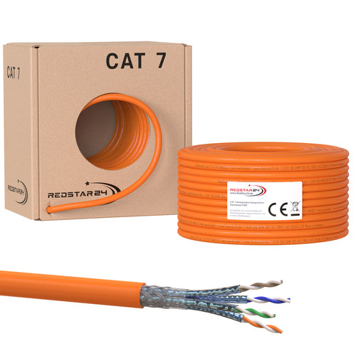 Cat verlegekabel 50m - verlegekabel, cat7