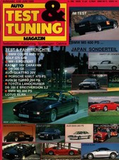 Zeitschrift Auto Test und Tuning Magazin 6. 1990 BMW 850 M5 Elan Kadett 16V Cara