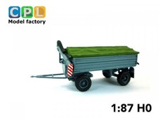 HW 60.11 ÜLW GLR Kippaufbau geschlossene Plane ÜLW grau 1:87 H0 DDR LPG 