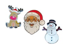 Weihnachtsanstecker Set