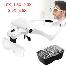 Lupenbrille mit 2 LED ände