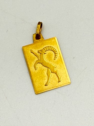 Anhänger 585 gold - 585, steinbock
