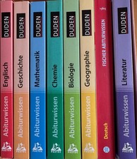 Duden abiturwissen 8 bände - abiturwissen,