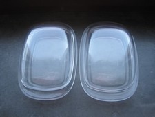 Butterdose 2 Stück Emsa  Design Kult retro Kunststoff klar 70/80er Jahre selten