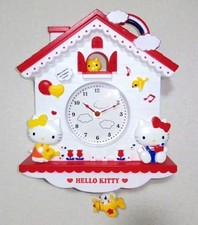 Hello kitty haus wanduhr - hello,