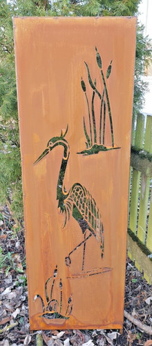 Sichtschutz wand edelrost - sichtschutz,