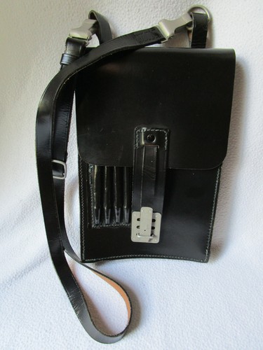 Ledertasche schwarz